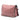 Pink Prada Glace Calfskin Studded Etiquette Flap Crossbody Bag