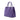 Purple Prada Medium Saffiano Cuir Double Satchel