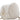 White Chanel Small Tweed Deauville Drawstring Bucket Bag - Designer Revival