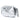 Silver Chanel Metallic Lambskin Midnight Swim Wristlet Clutch
