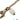 Gold Chanel CC Gold Plated Faux Pearl Pendant Necklace