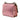 Pink Fendi Small Metallic Scalloped Leather Studded Pearl Kan I Crossbody