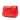 Red Chanel Mini Square Classic Lambskin Pearl Crush Single Flap Crossbody Bag - Designer Revival