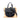 Brown LOEWE Small Raffia and Leather Gate Top Handle Bag Satchel - Designer Revival