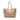 Tan Saint Laurent Large Leather East West Shopping Tote - Designer Revival