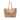 Tan Saint Laurent Large Leather East West Shopping Tote - Designer Revival