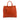 Orange Prada Vitello Daino Open Convertible Tote Satchel