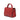 Red Dior Mini Grained Calfskin Diorever Satchel