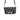 Blue Fendi Joshua Vides Mini Zucca Nylon Convertible Baguette Satchel - Designer Revival