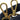 Blue Fendi Joshua Vides Mini Zucca Nylon Convertible Baguette Satchel - Designer Revival