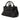 Black Prada Denim Canapa Logo Satchel