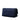 Blue Chanel CC Quilted Tweed Accordion Flap Shoulder Bag