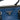 Blue Prada Medium Bicolor Saffiano Lux Galleria Double Zip Satchel - Designer Revival