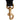 Black Dior Embroidered Cotton Adjustable Shoulder Strap with Ring