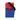 Red Fendi Bicolor Leather Phone Holder Crossbody