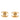 Gold Chanel CC Gold Plated Turn Lock Clip on Earrings