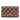 Brown Louis Vuitton Damier Ebene Porte Monnaie Tresor Wallet - Designer Revival