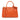 Orange Prada Medium Saffiano Lux Galleria Double Zip Satchel - Designer Revival