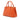 Orange Prada Medium Saffiano Lux Galleria Double Zip Satchel - Designer Revival