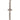 Silver Louis Vuitton Brass Monogram Row Necklace