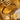 Gold Chanel CC Gold Plated Shell Clip On Earrings