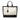 White Saint Laurent Bicolor Canvas and Leather Cabas Tote