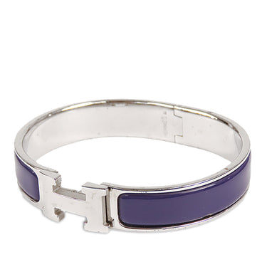 Purple Hermès Clic Clac H Bracelet