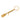 Gold Chanel Gold Plated Logo Paris Key Ring Bag Charm