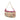 Beige Burberry Haymarket Check Coated Canvas Clara Pochette Shoulder Bag