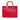 Red Dior Large Lambskin Cannage Lady Dior Satchel