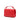 Red Chanel Small Quilted Grained Calfskin Label Click Flap Satchel