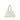 White Bottega Veneta Lambskin Maxi Intrecciato Padded Lock Tote