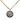 Gold Chanel CC Gold Plated Resin Strass Faux Pearl Camellia Round Pendant Necklace