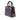 Purple Dior Medium Patent Cannage Lady Dior Satchel