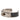 Black Hermès Leather and Palladium Plated Kelly Cuff Bracelet