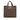 Brown Gucci Large GG Supreme Web Loop Tote - Designer Revival