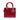 Red Dior Medium Patent Cannage Lady Dior Satchel