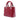 Red Dior Medium Patent Cannage Lady Dior Satchel