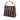 Brown Fendi Pequin Canvas Shoulder Bag