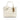 White Dior Medium Lambskin Cannage Studded Supple Lady Dior Satchel