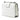 White Prada Small Saffiano Sound Lock Chain Crossbody