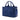 Blue Prada Small Canvas Canapa Logo Tote Satchel