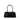 Black Burberry Supernova Check Wool Shoulder Bag