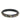 Black Louis Vuitton Narrow Monogram Resin Inclusion Bangle Costume Bracelet