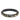 Black Louis Vuitton Narrow Monogram Resin Inclusion Bangle Costume Bracelet
