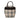 Beige Burberry House Check Canvas Handbag