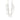 Silver Dior Brass Crystal Embellished Triple Spell Out Charm Necklace