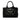 Black Prada Small Canvas Canapa Logo Satchel