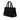Black Prada Small Canvas Canapa Logo Satchel