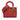 Red Dior Small Lambskin Cannage Studded Supple Lady Dior Satchel